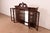 Georgian Carved Mahogany Lighted Bookcase or Display Cabinet by Craftique For Sale In South Bend - Image 6 of 15