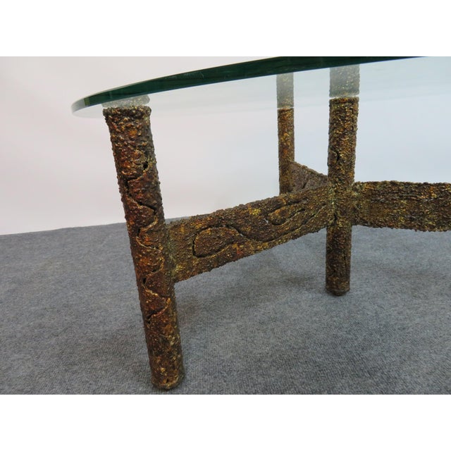 Brutalist Silas Sendel Brutalist Torch Cut Coffee Table For Sale - Image 3 of 5