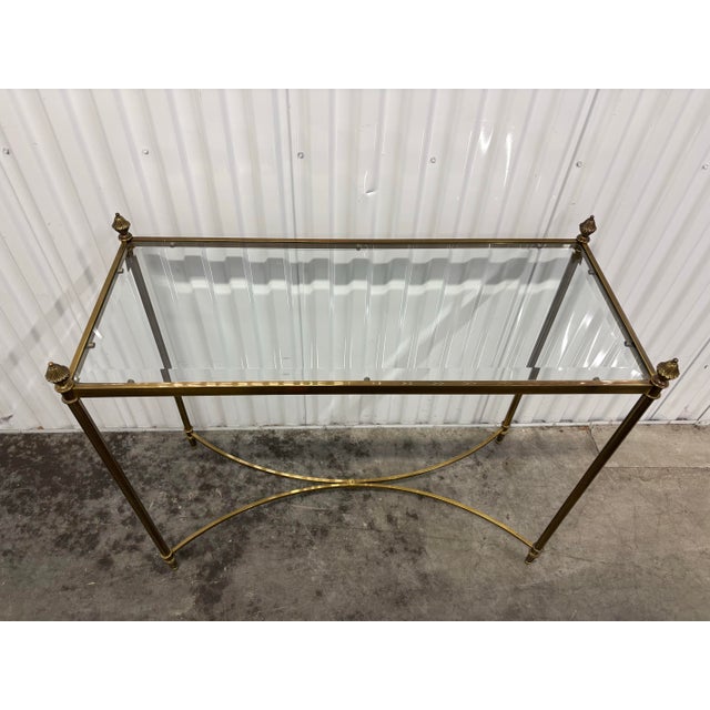 Late 20th Century Vintage Neoclassical Style Console Table by Labarge For Sale - Image 5 of 10