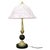 Art Nouveau French Brass, Marble and Opaline Glass Table Lamp, 1920s For Sale - Image 12 of 12
