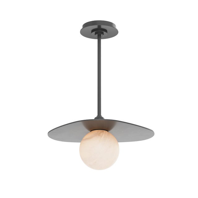 Rhoads Triangular Pendant, Oil Rubbed Bronze For Sale In Detroit - Image 6 of 6