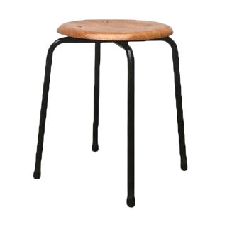 Danish Mid-Century Stool from MH Stalmöbler For Sale