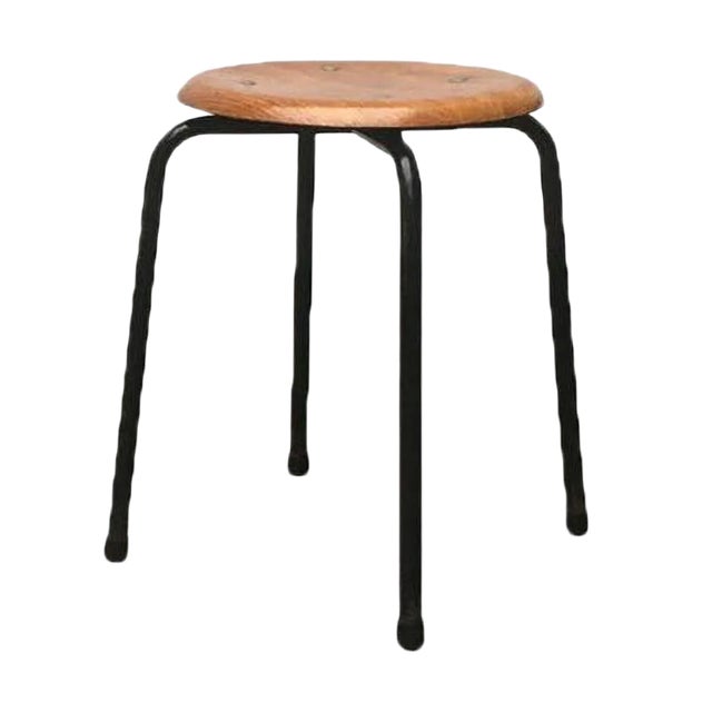 Danish Mid-Century Stool from MH Stalmöbler For Sale