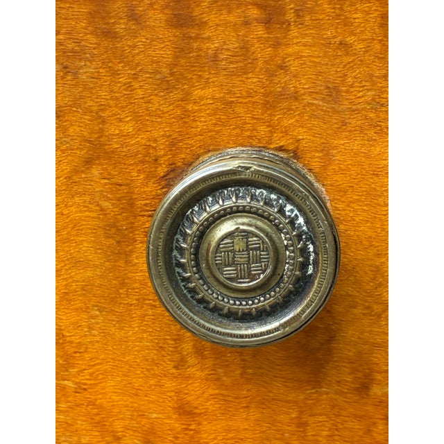 Wood Country Sheraton Cherry One Drawer Stand, 19th Century; With Reeded Legs For Sale - Image 7 of 12