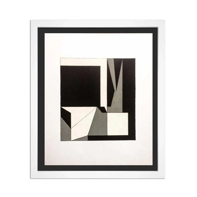 Mid-Century Modern Victor Vasarely Original Lithograph Limited Edition No. 14 W/Custom Frame For Sale - Image 3 of 5