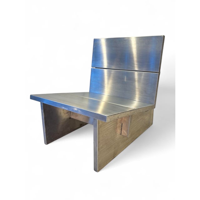 Vintage Stainless Steel Chair, 2000 For Sale - Image 10 of 10