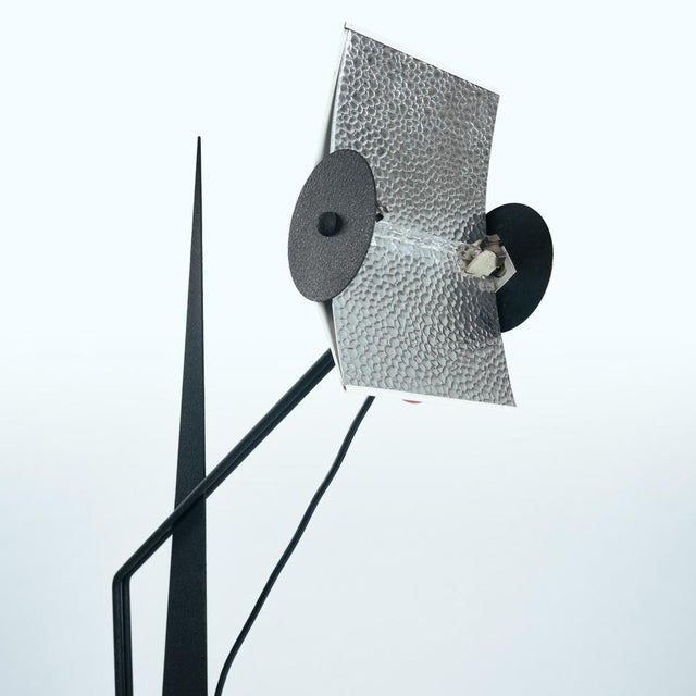 Metal Vintage German Floor Lamp, 1980s For Sale - Image 7 of 16