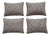 Turkish Wool Lumbar Kilim Pillow Cover 16'' X 24'' - Set of Four For Sale