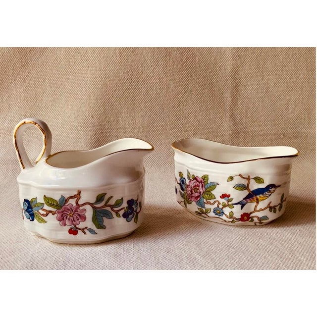 Vintage Aynsley "Pembroke" Bone China Strawberry Basket Set - 3 Pieces For Sale - Image 6 of 18