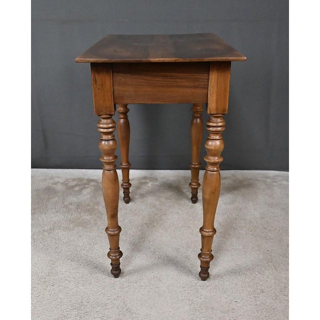 Small Louis Philippe Style Walnut Desk, 19th Century For Sale - Image 13 of 15