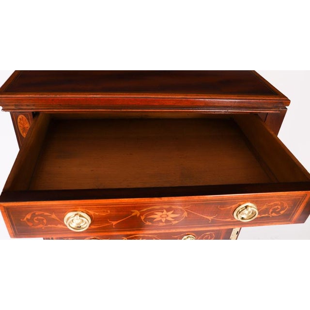 Antique Edwardian Wellington Chest by J Shoolbred, 1900 For Sale - Image 13 of 17