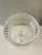 Transparent 1950’s Diamond Point Pressed Glass Compote Dish For Sale - Image 8 of 8