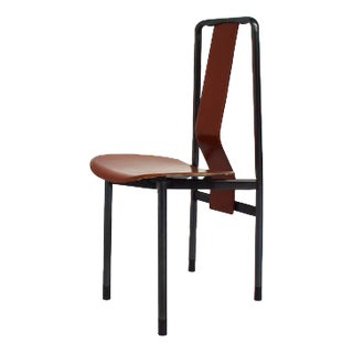 Chocolate-Colored Leather Irma Dining Chairs by Achille Castiglioni for Zanotta, 1979, Set of 8 For Sale