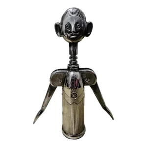 Vintage Italian Pierre the Sommelier Silverplate Corkscrew Wine Bottle Opener