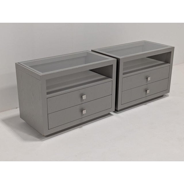 Large Bedside Tables by Ben Whistler, Set of 2 For Sale - Image 5 of 13