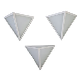 Model 3884 Wall Lights from Glashütte Limburg, Germany, 1980s, Set of 3 For Sale