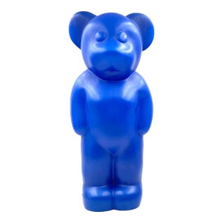 Postmodern Blue Bear Lamp, Heinz Klein for Elmar Flötotto Germany 1990s For Sale