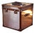 White Star Trunk in Steel and Leather by Timothy Oulton, 2010s For Sale