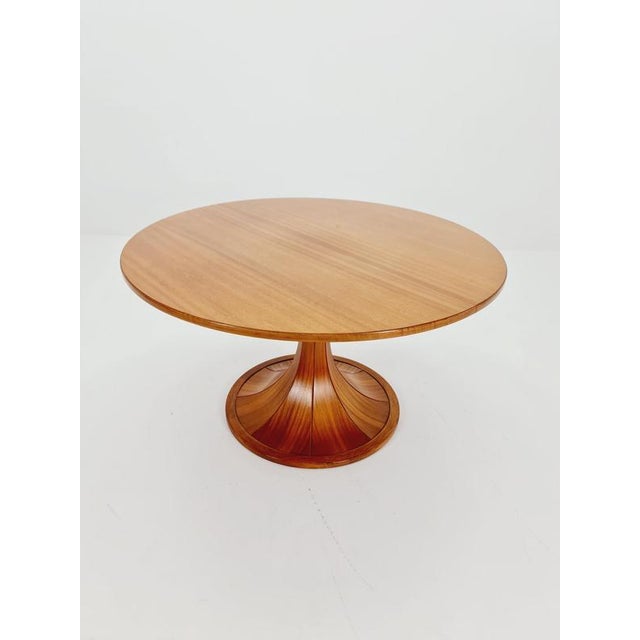 Mid 20th Century Mid-Century Round Walnut Dining Table by Luigi Massoni, Italy, 1960s For Sale - Image 5 of 18