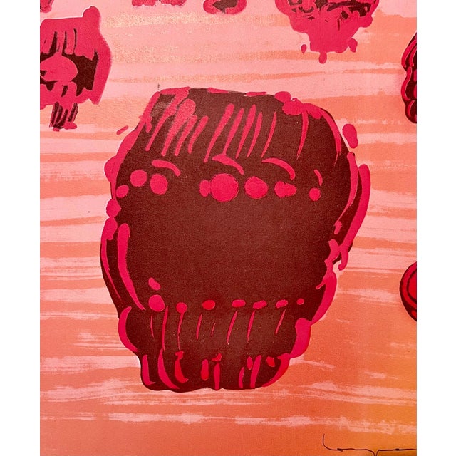 1960s Pietro Consagra, Pietro Consagra Italian Mod Abstract Expressionist Forma Brutalist Lithograph, 1960's-1970's For Sale - Image 5 of 6