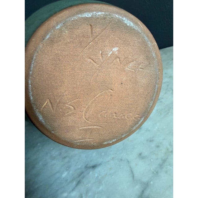 Studio Pottery Pitcher by Yvonne Lynch, Nova Scotia For Sale - Image 9 of 10