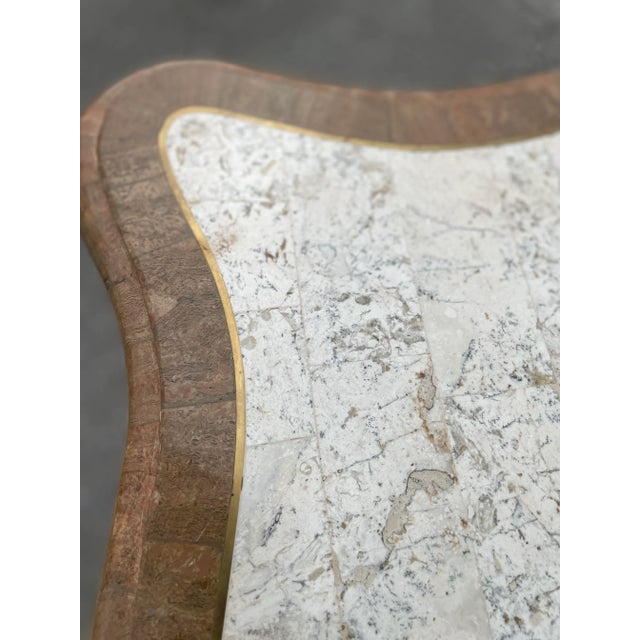 1980s Vintage Accent Table with Elephant Motif For Sale - Image 4 of 9