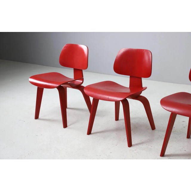 Dcw Dining Chairs by Charles & Ray Eames for Vitra, 1990s, Set of 4 For Sale - Image 6 of 11
