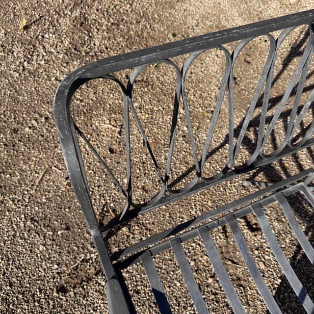 Mid 20th Century Mid-Century Modern Iron "Ribbon" Arm Chair Designed by Maurizio Tempestini for John Salterini, Attributed For Sale - Image 5 of 8