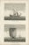 : Antique print titled 'Japanese boat'. Two views of Japanes boats. This print originates from 'Charts And Plates To La...
