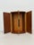 Mid-Century Modern Mid-Century Teak Wood Sewing Tool Storage Box W/ Metal Handle Hinged 1950s MCM For Sale - Image 3 of 10