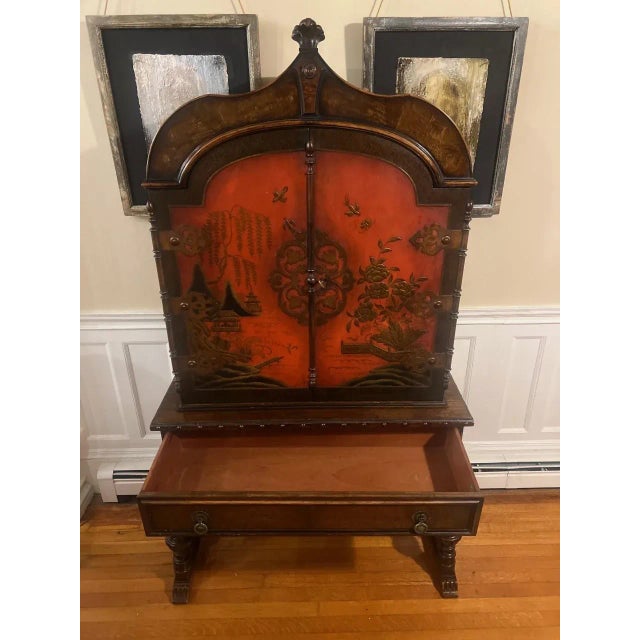 1930s Berkey and Gay Asian Cabinet For Sale - Image 11 of 13