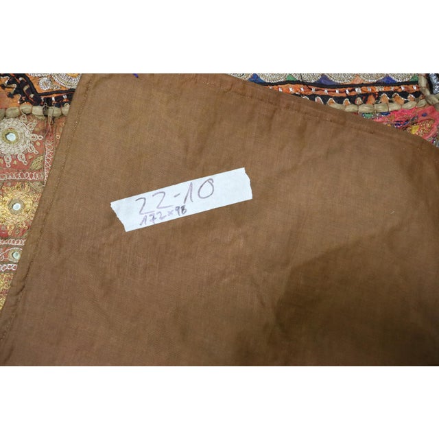 Vintage Embroidered Wall Hung Patchwork Tapestry, Kutch, India For Sale - Image 17 of 18