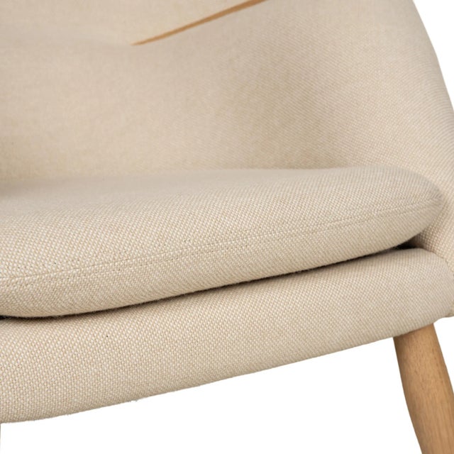 Modern Oda Armchair in Beige Fabric from Audo For Sale - Image 3 of 10