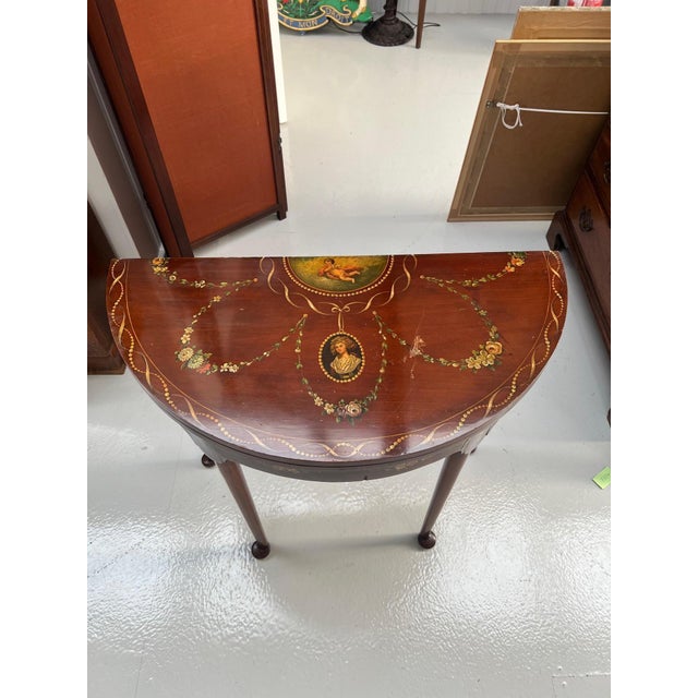 Antique Fold Over Games Table For Sale - Image 12 of 12