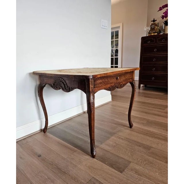 Antique Louis XV Style Tapestry Top Card Games Table / Center Table For Sale - Image 12 of 12