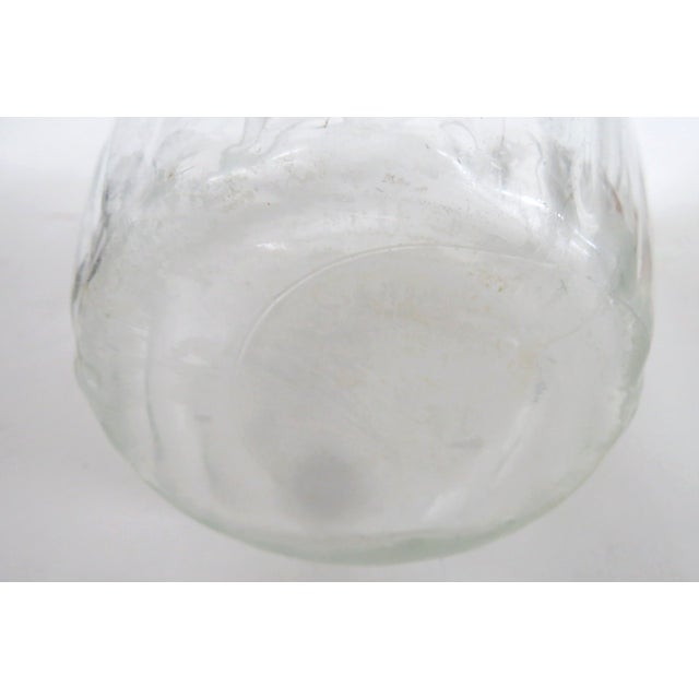 Anchor Hocking Depression Glass Pillar Optic Water Pitcher With Ice Lip 4864b For Sale - Image 11 of 11