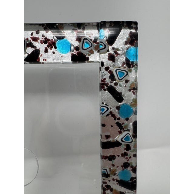 Murano Glass Picture Frame For Sale In Naples, FL - Image 6 of 6