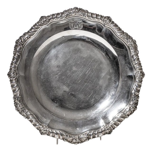 French Silver Plate from Lebrun For Sale