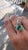 Set in 18k Gold, 2.72 Carats, Natural Zambian Emerald & Diamond Engagement Ring, Size 6.5 For Sale - Image 6 of 10