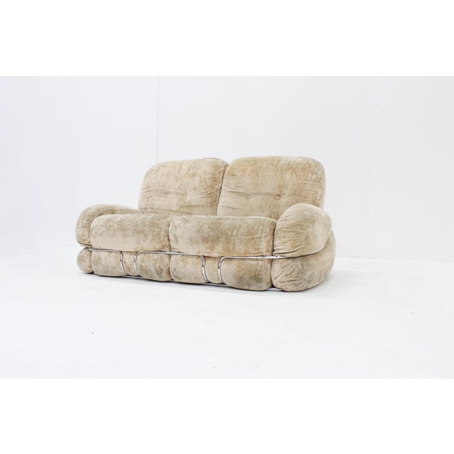 Vintage Okay Sofa by Adriano Piazzesi, 1970s, in Good conditions. Designed 1970 to 1979