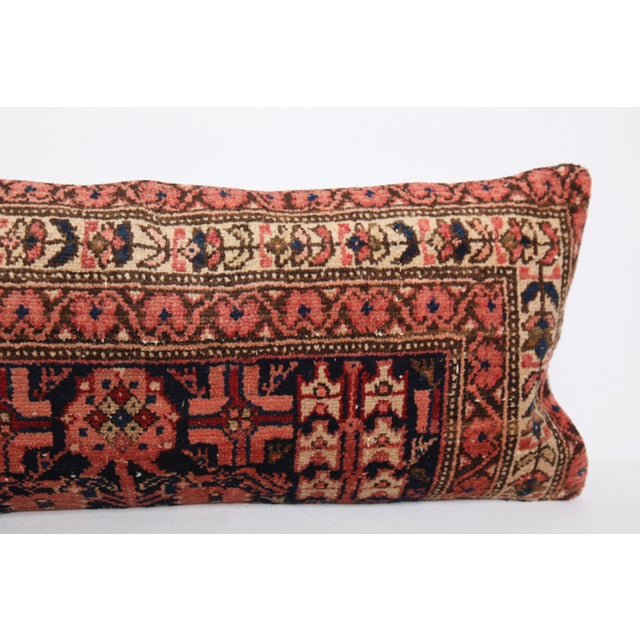 Antique HandMade Tribal Rug Pillow Cover -16'' X 38'' For Sale - Image 9 of 11