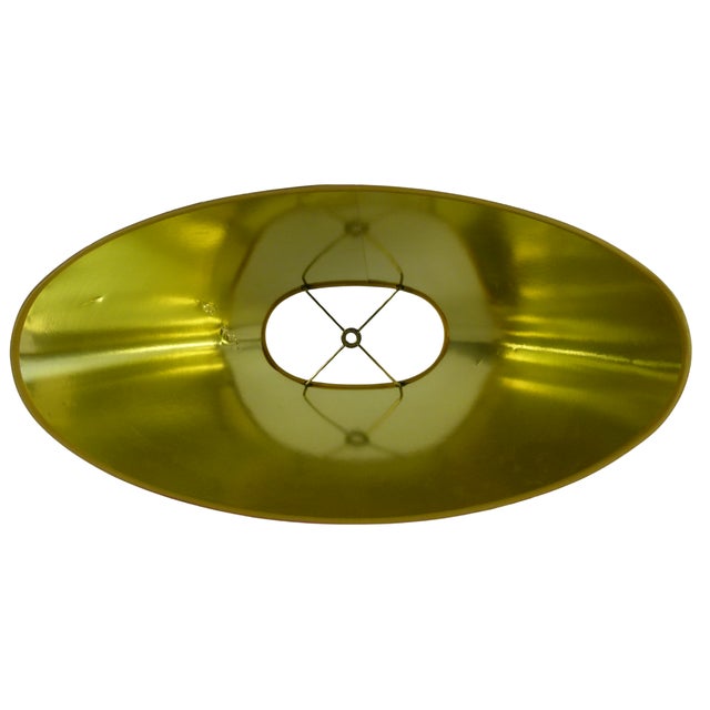 1980s Chapman Art Nouveau Brass Table Lamp on Lucite Base, 1987 For Sale - Image 13 of 14