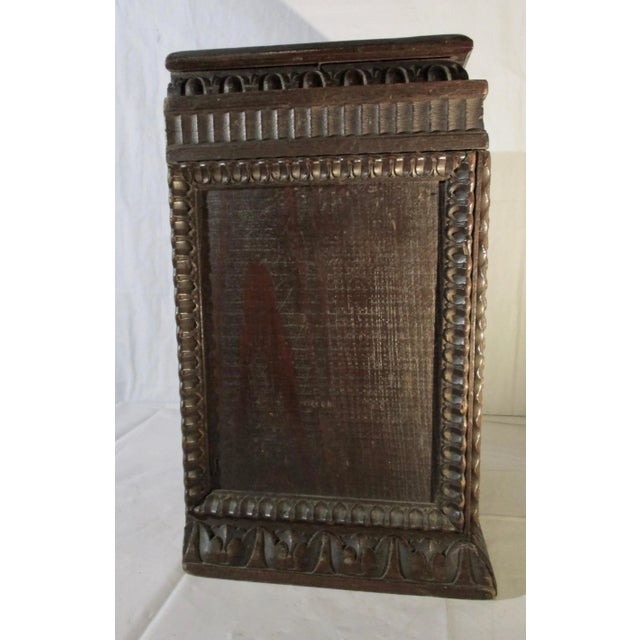 19th Century Italian Rolling Door Desk Display Case For Sale - Image 4 of 12
