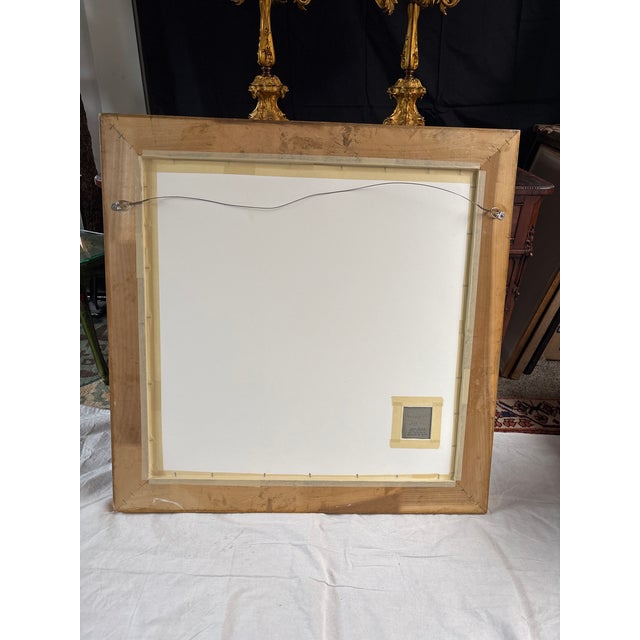 Mid Century Modern Abstract Block Print by A.Sullo For Sale - Image 10 of 14