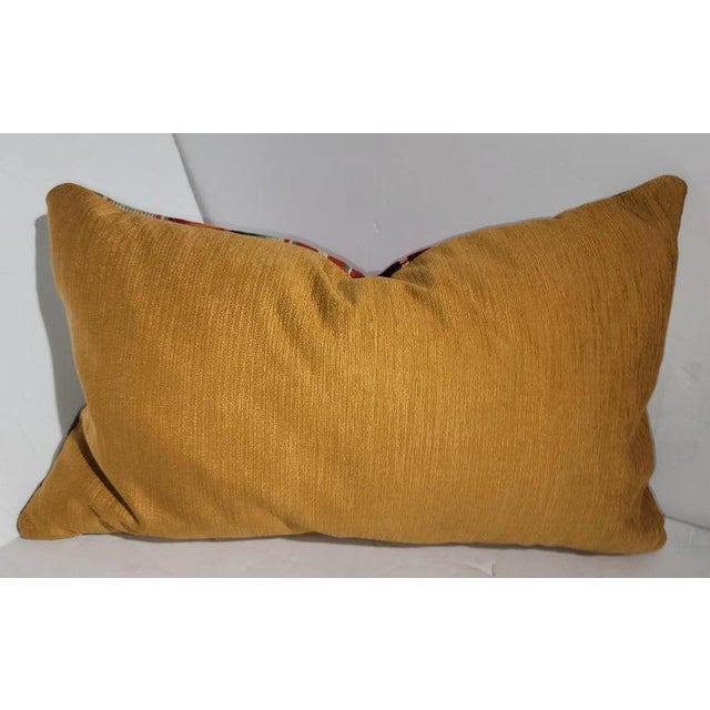 Mexican Mexican Serape Kidney Pillows -Pair For Sale - Image 3 of 4