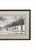 A striking vintage winter landscape print by Tony Graham, dated 1983, presented in its wide panoramic frame and matting....