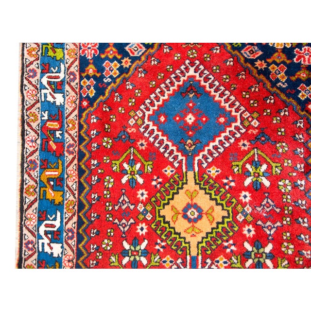 Vintage Persian Yallameh Rug For Sale - Image 9 of 13