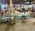 Mid-Century Modern Attributed to Curtis Jeré Trefoil Dining Table With Glass Top For Sale - Image 3 of 7