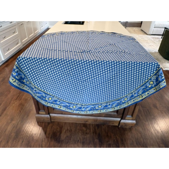 Williams-Sonoma Williams Sonoma Marseille French Country Tablecloths For Sale - Image 4 of 4