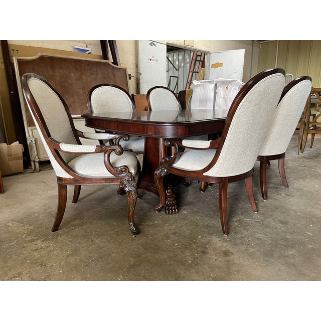 Thomasville Furniture Brompton Hall Regal Mahogany Dining Table N Chair